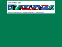Tablet Screenshot of fast-betting.com